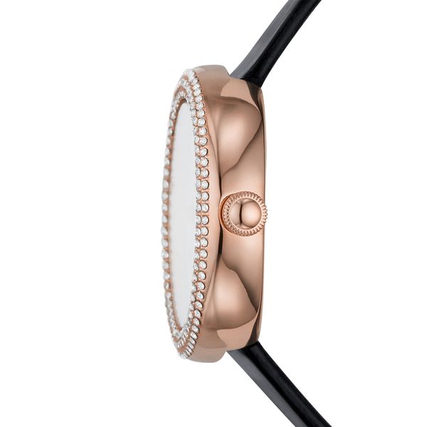 Emporio Armani Rosa Ladies Leather Strap Watch AR11356 Peter