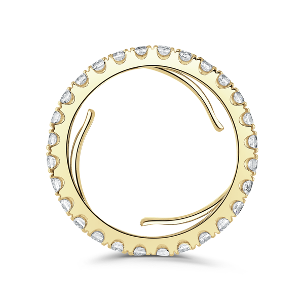18ct Gold 3.1mm Evolution Ladies 1.50ct Diamond Eternity Ring 