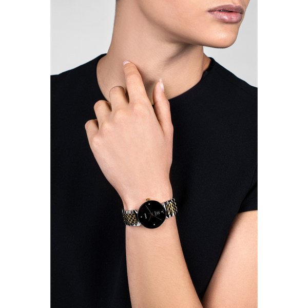 Rado Florence 30mm Diamond Black Bico Quartz Bracelet Watch