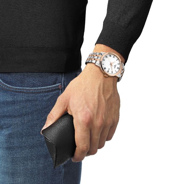 Tissot classic dream men's stainless steel hotsell bracelet watch