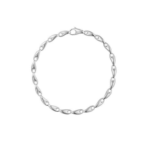 Georg Jensen Reflect Slim Link Silver Bracelet Peter Jackson