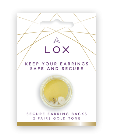 Connoisseurs LOX Gold Tone Earring Backs (2 pairs)