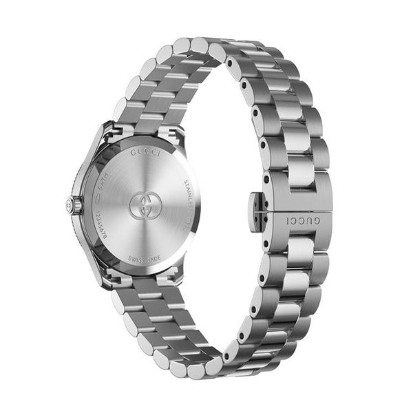 Gucci G- Timeless 29mm Pink Quartz Slim Bracelet Watch 