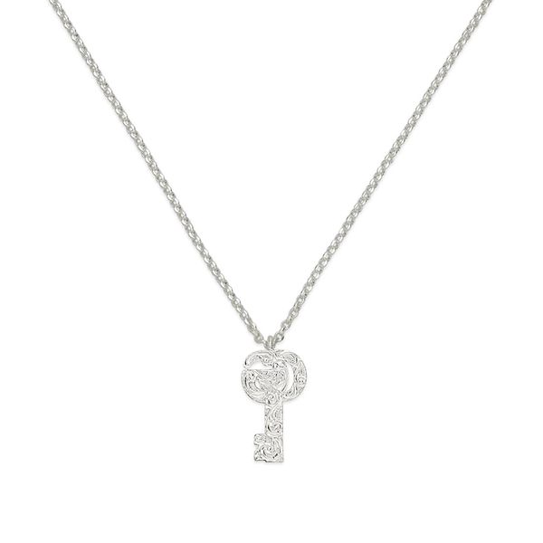 Gucci GG Silver Key Necklace