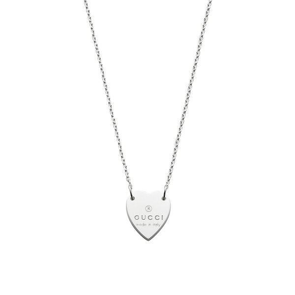 Gucci Trademark Sterling Silver Necklace 45cm-48cm