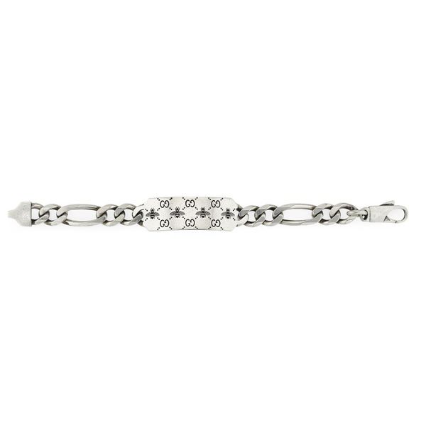 Gucci Signature Double G and Bee Bracelet 