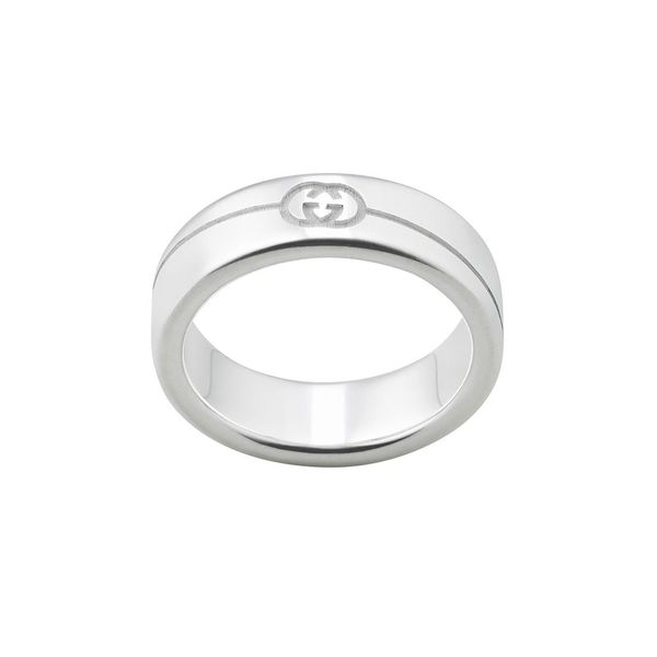 Gucci women's silver best sale rings