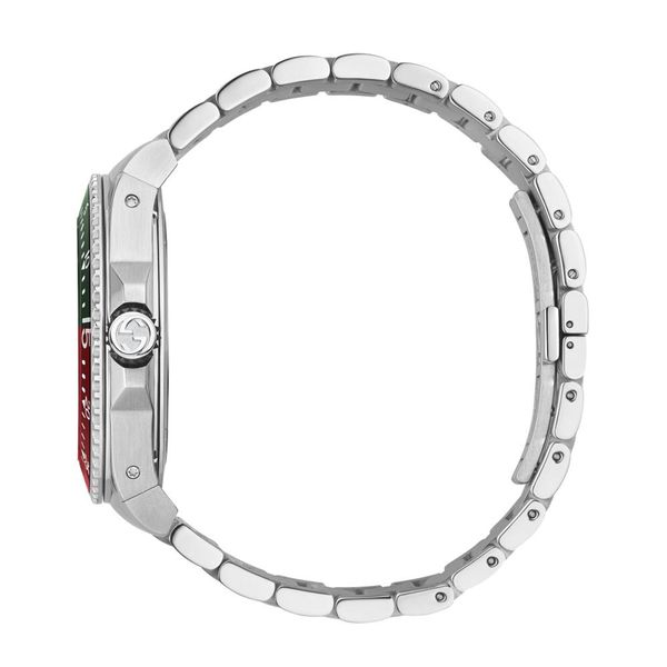 Gucci watch black best sale green red