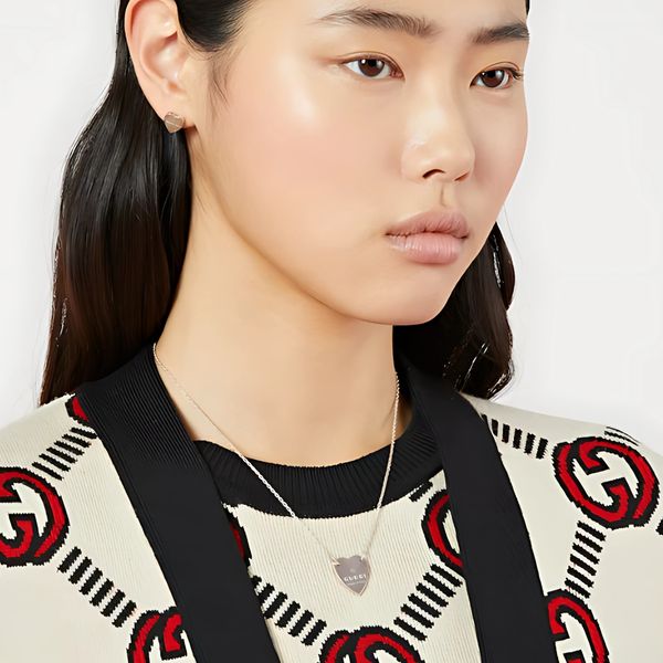 Gucci Trademark Necklace 45cm-48cm & Earring Set