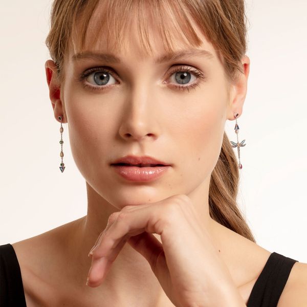armani dragonfly earrings