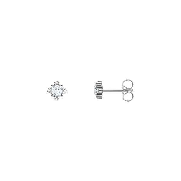 Thomas Sabo Silver Cubic Zirconia Vintage Stud Earrings 