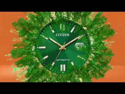 Citizen Tsuyosa 40mm Green Gold Plated Automatic Bracelet Watch