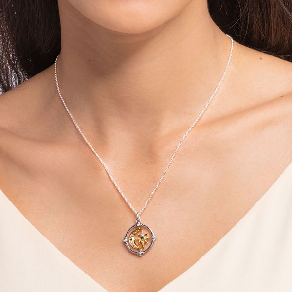 Thomas Sabo Gold Moon and Star Silver 