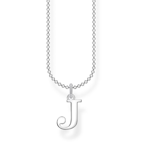 Thomas Sabo Silver Letter J Necklace 