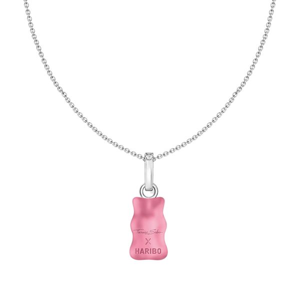 Thomas Sabo x Haribo Gummy Bear Pink Silver Pendant | Peter