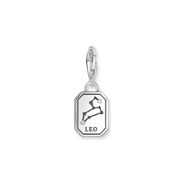 Thomas Sabo Zirconia Leo Zodiac Sign Silver Charm 