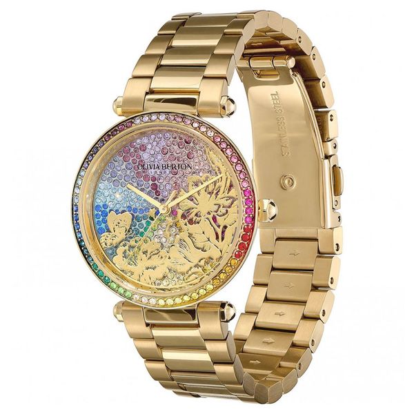 時計 OLIVIA BURTON BRITISH BLOOMS Olivia Burton British Blooms Faux Leather Strap Watch – Balilene