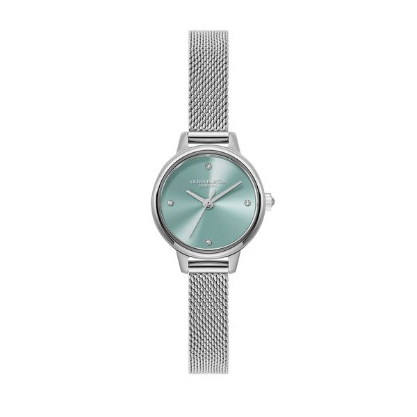 Olivia Burton Classic Mini 23mm Turquoise Mesh Bracelet Watch