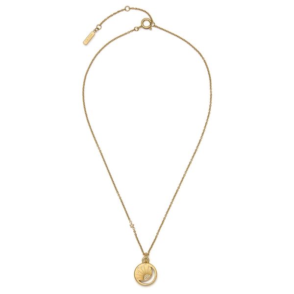 Olivia burton gold necklace on sale