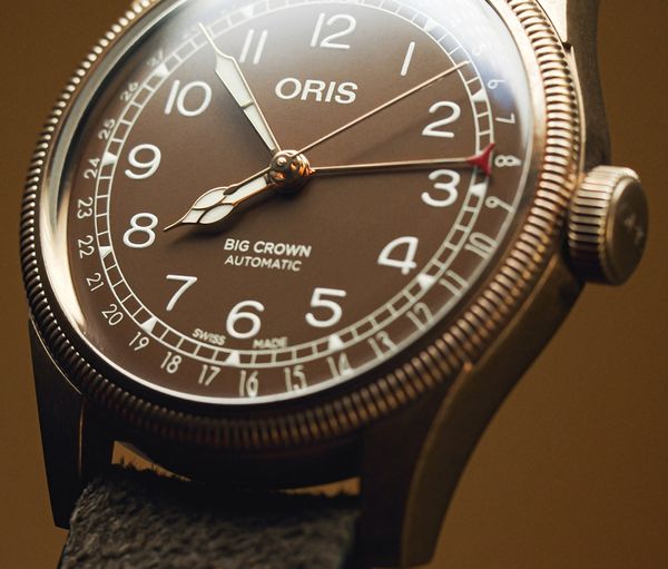 Oris Big Crown Pointer Date Bronze Leather Strap Watch |Peter Jackson