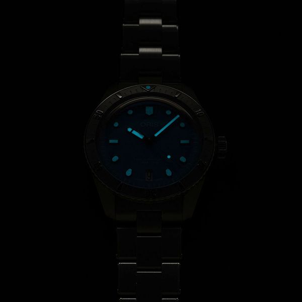 Oris Divers Sixty-Five 38mm Cotton Candy Blue Dial Automatic Bracelet Watch