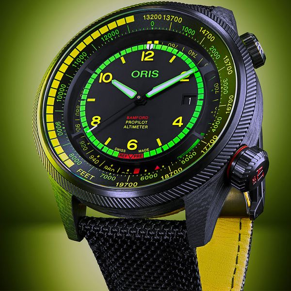 Oris x Bamford ProPilot Altimeter 'Mission Control' | Peter Jackson