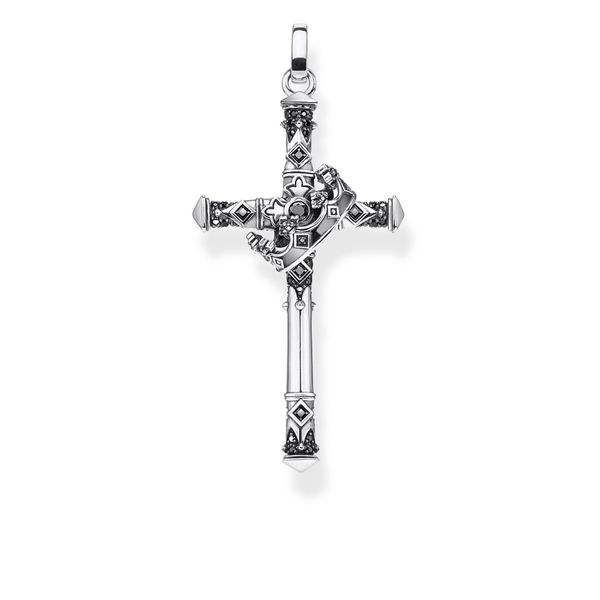 Cross and crown pendant deals