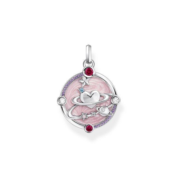 Thomas Sabo Pink Follow Your Heart Silver Pendant