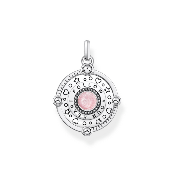 Thomas Sabo Pink Follow Your Heart Silver Pendant