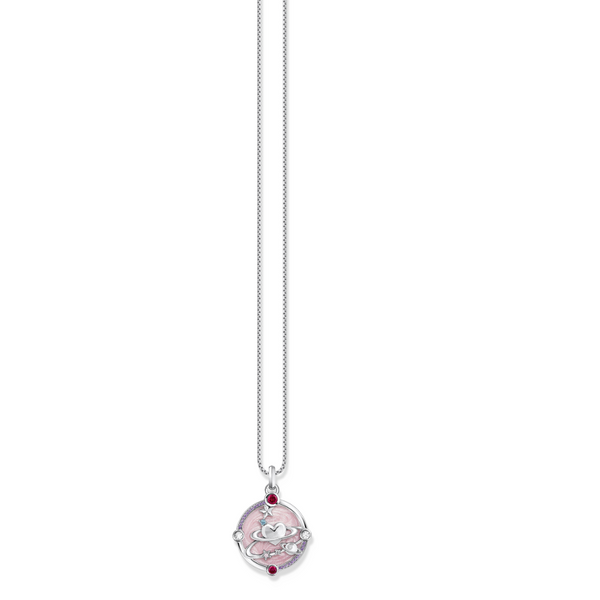Thomas Sabo Pink Follow Your Heart Silver Pendant