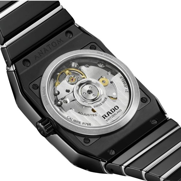 Rado Anatom 32mm Ceramic Black & Silver Automatic Bracelet Watch