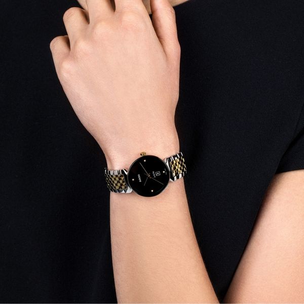 Rado Florence 30mm Diamond Quartz Bracelet Watch Peter Jackson
