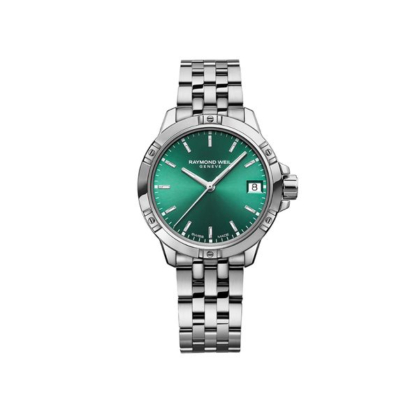 Raymond Weil Tango 30mm Classic Green Dial Quartz Steel Watch