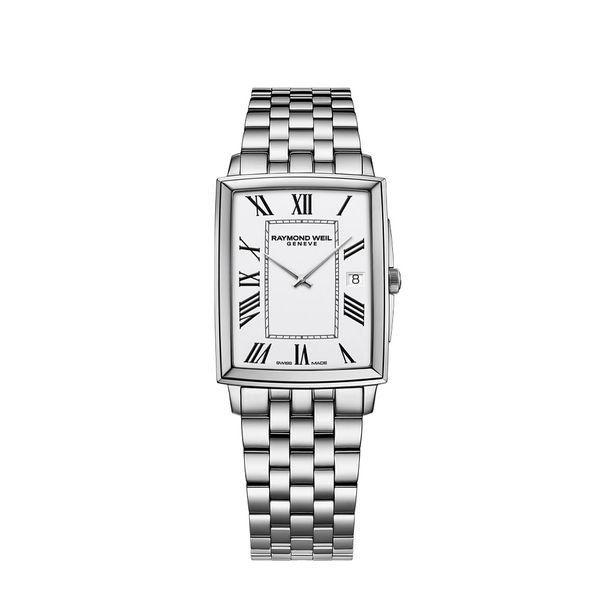 Raymond Weil Toccata Rectangle 37.5mm Steel Silver Quartz Bracelet Watch