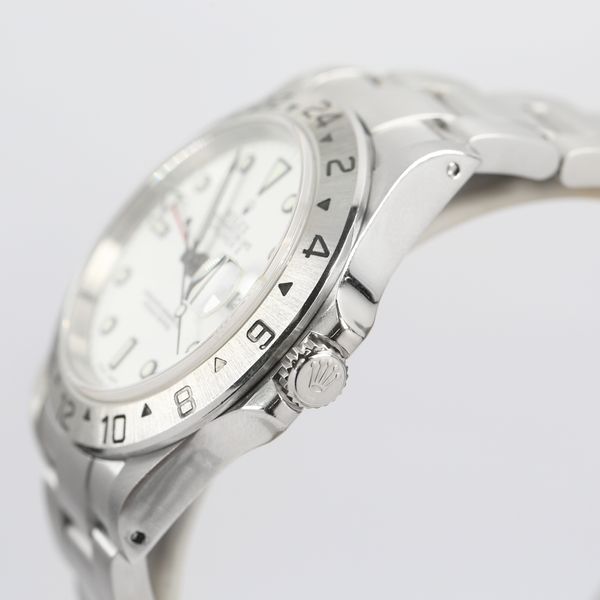 Rolex Explorer II 16570 White Dial Watch