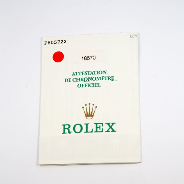 Rolex Explorer II 16570 White Dial Watch