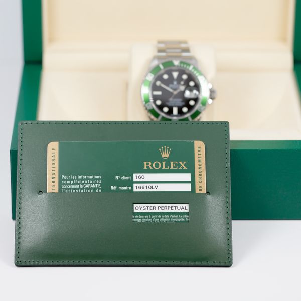 Rolex Submariner 16610LV 'Kermit' Black Dial Watch