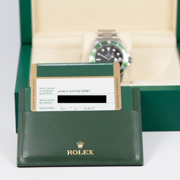 Rolex Submariner 16610LV 'Kermit' Black Dial Watch
