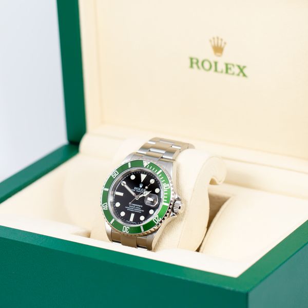 Rolex Submariner 16610LV 'Kermit' Black Dial Watch