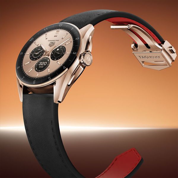 Tag heuer connected rose gold sale