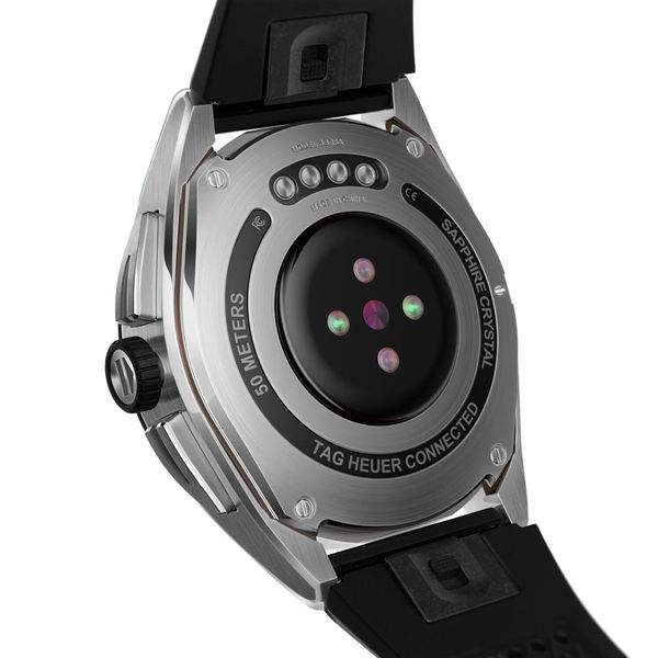 TAG Heuer Connected Calibre E4 45mm Black Rubber Strap watch