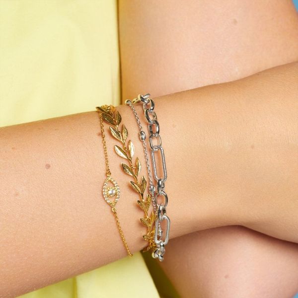 Hot Diamonds X TG Statement Link Bracelet