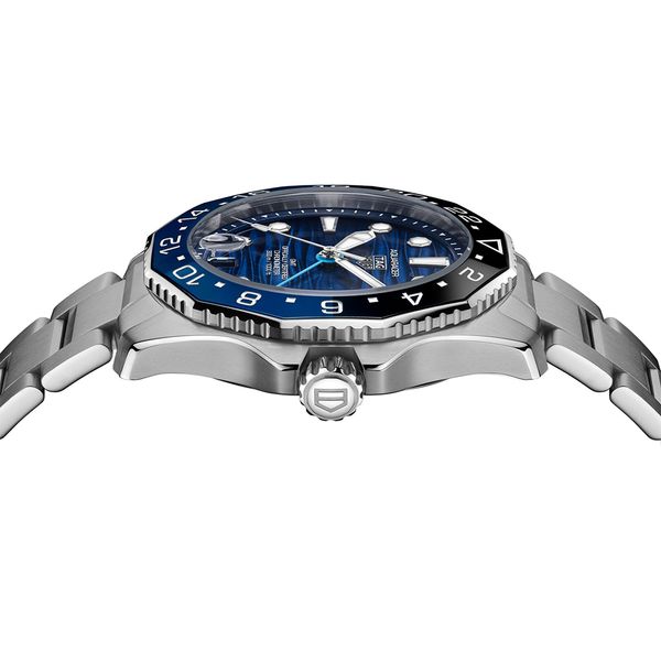 TAG Heuer Aquaracer Professional 300 Date 42mm Blue Automatic GMT Bracelet Watch