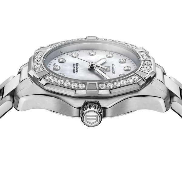 Tag aquaracer diamond bezel discount