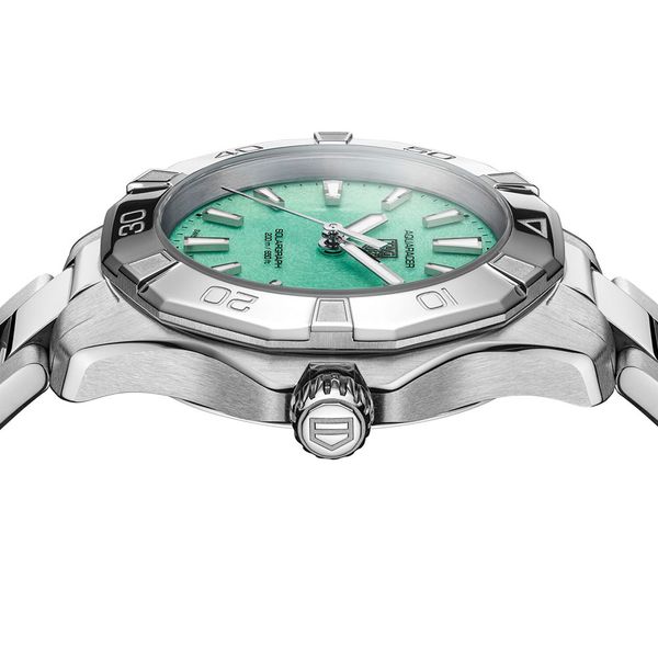 TAG Heuer Aquaracer 200 34mm Solargraph Turquoise Watch Peter