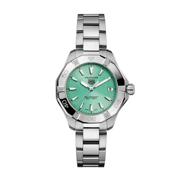 TAG Heuer Aquaracer 200 34mm Solargraph Turquoise Watch
