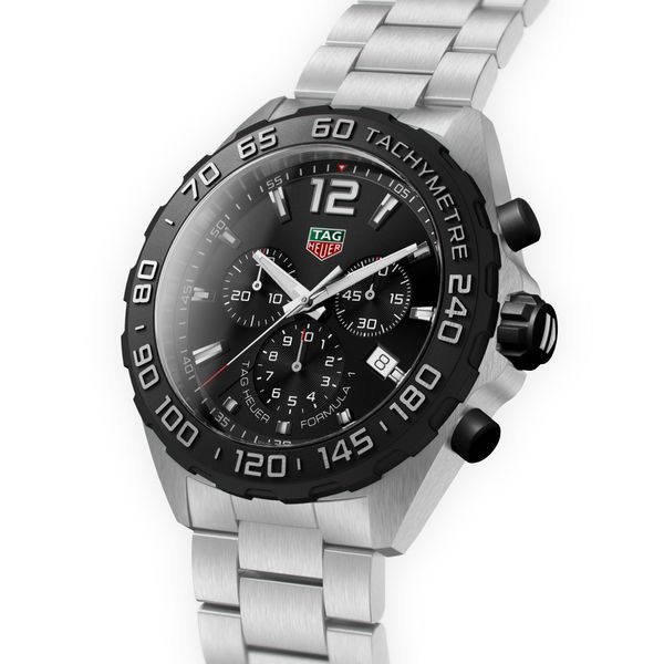 Tag heuer cheap f1 black dial