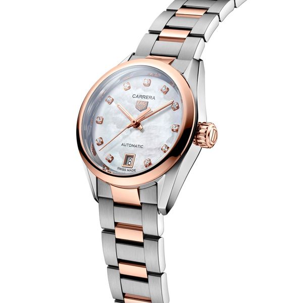 Tag heuer carrera diamond bezel mens store