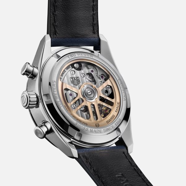 Tag heuer carrera skeleton blue sales