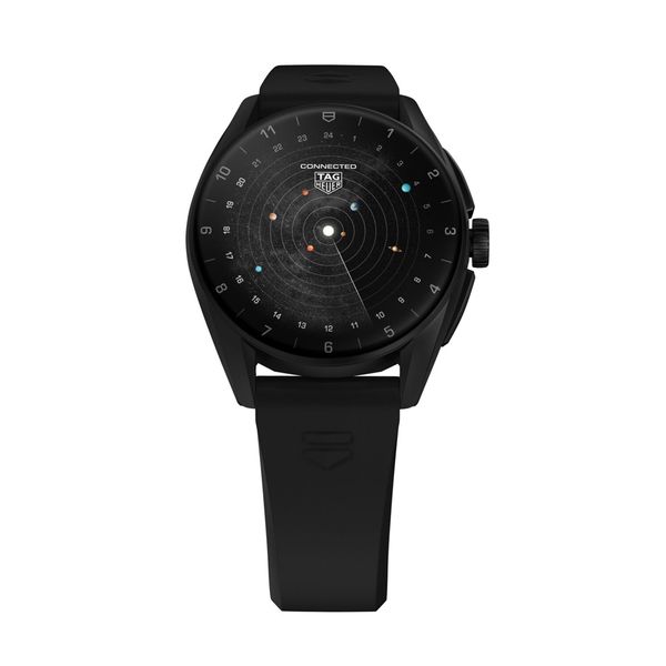 TAG Heuer Connected Calibre E4 Titanium 42mm Strap Watch Peter Jackson